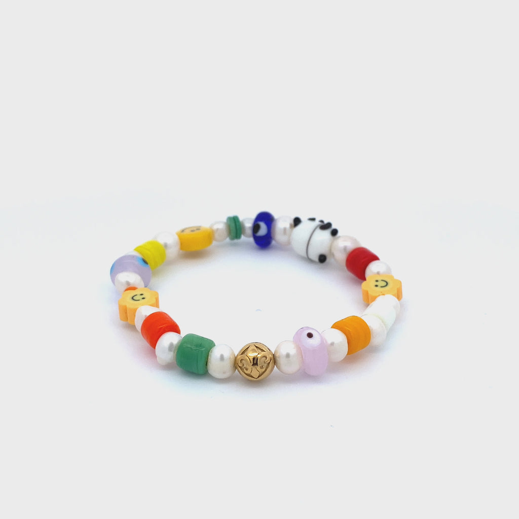Panda Dama - Wooden Bead Bracelet | YesStyle